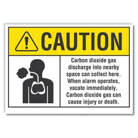 LYLE LCU3-0093-RD_10x7 CAUTION SIGN SELF-ADHESIVE VINYL 7 IN H