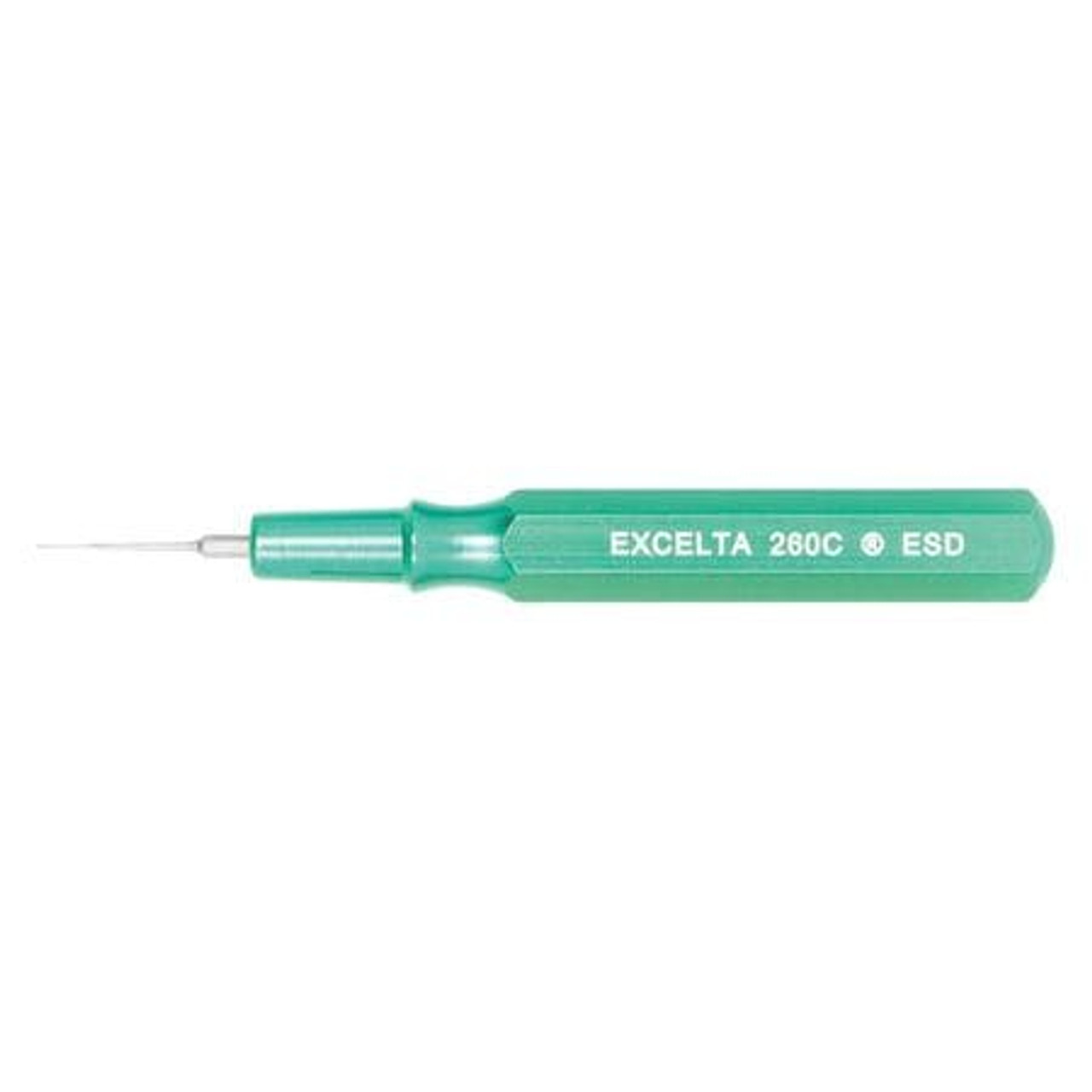 EXCELTA 260C-ESD SPATULA 2-1/2 IN METAL HANDLE GREEN .020