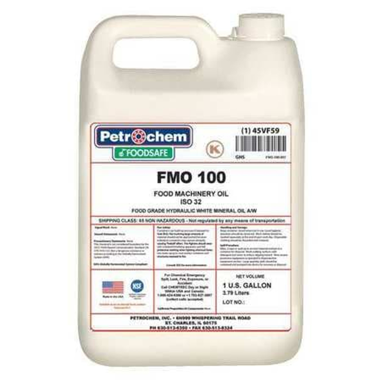 PETROCHEM FMO 100-001 HYDRAULIC OIL 1 GAL. JUG