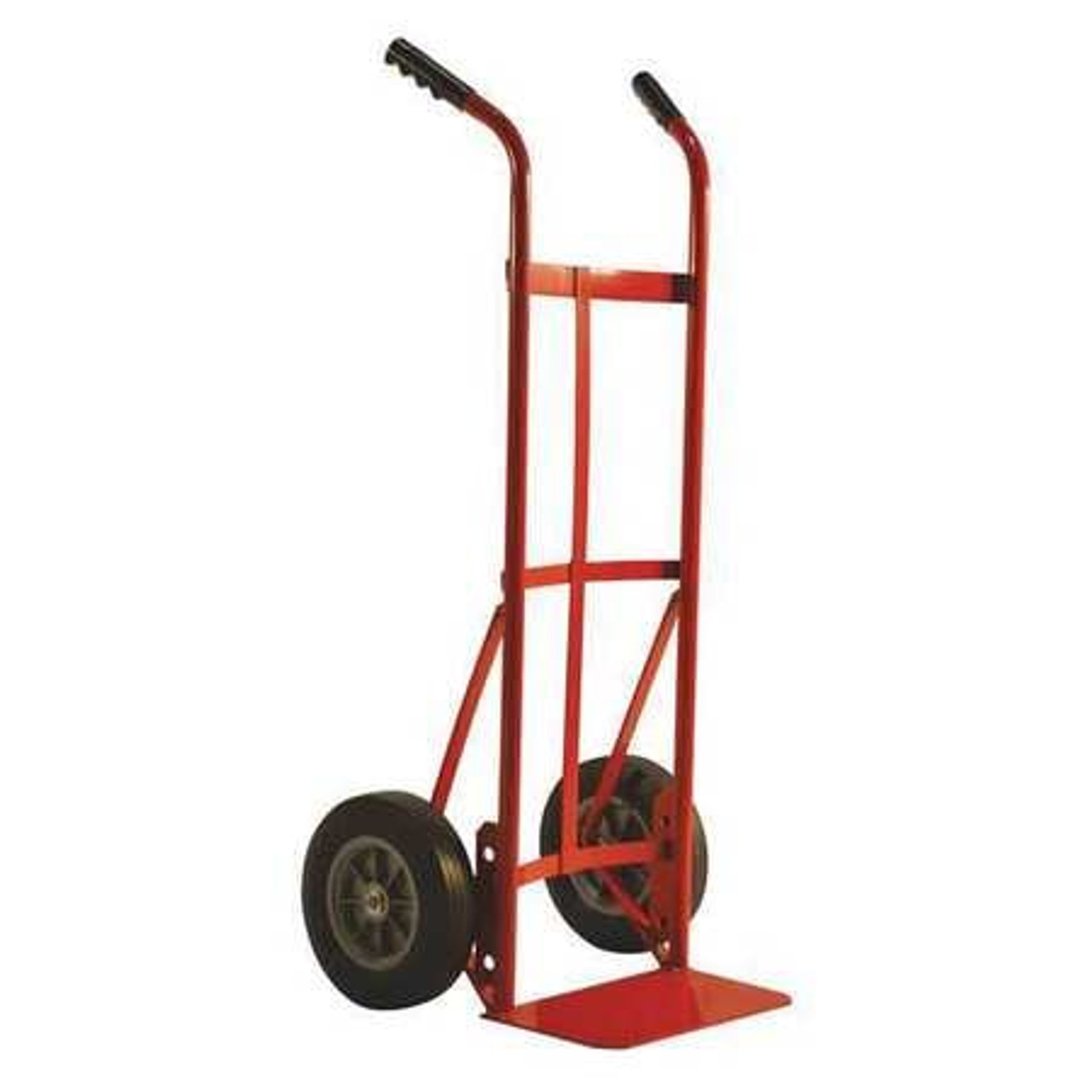 MILWAUKEE HAND TRUCKS DC47132 DUAL HANDLE TRUCK WITH 10 SOLID TIRES