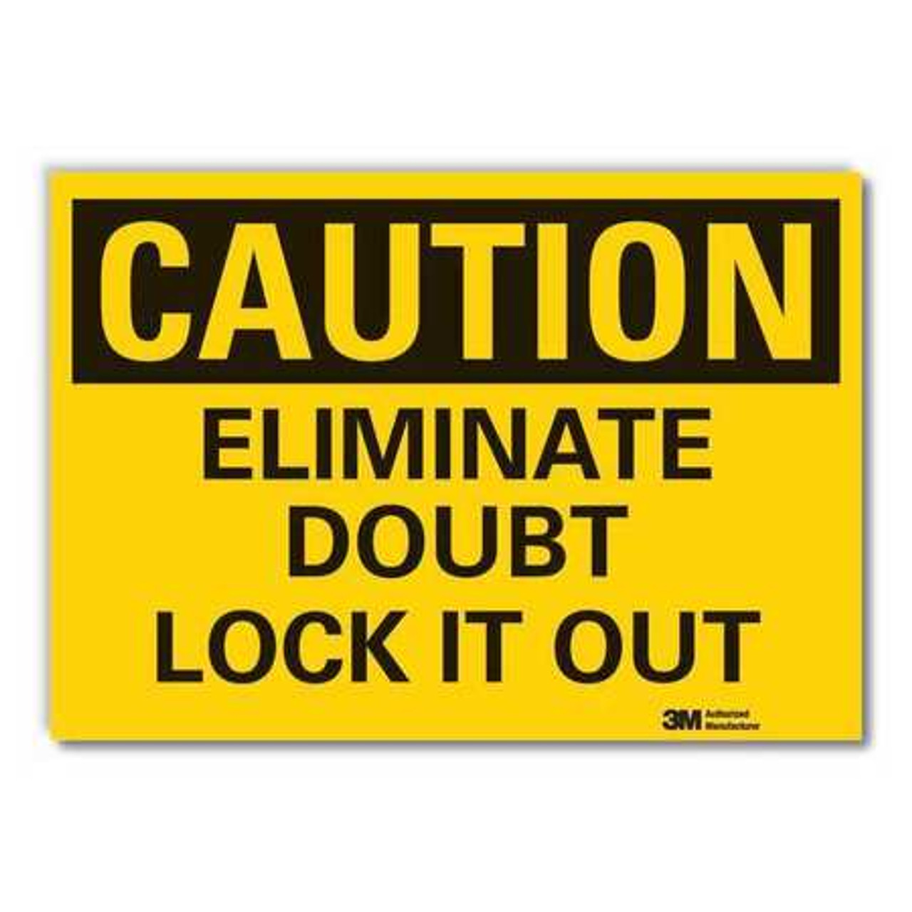 LYLE LCU3-0309-RD_10x7 CAUTION SIGN 7 IN H VINYL