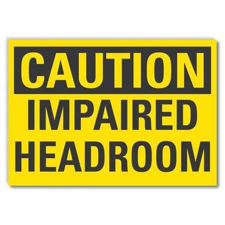 LYLE LCU3-0246-RD_5x3.5 CAUTION SIGN 3-1/2 X 5 VINYL