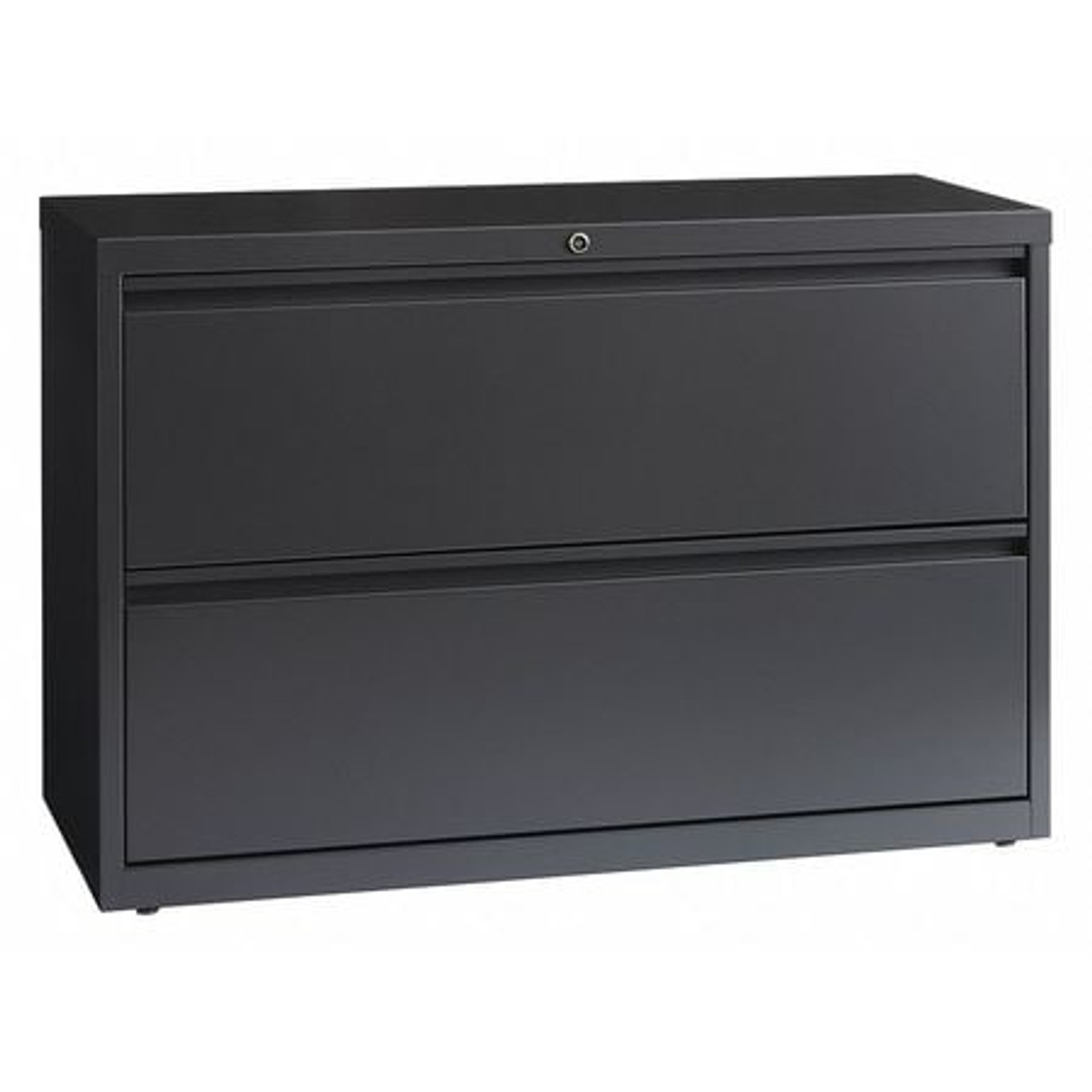 HIRSH 17642 LATERAL FILE CABINET CHARCOAL 28 IN H