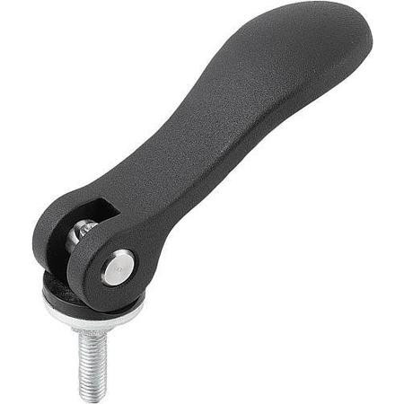 KIPP K0006.0501105X20 CAM HANDLE M5 CAST ALUMINUM
