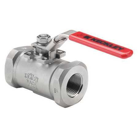 O C KECKLEY COMPANY BVS6THFSSPGSL-150 BALL VALVE 1-1/2 SIZE 316 SS FULL PORT