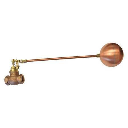 GRAINGER GLOBAL SOURCING GHF150 FLOAT VALVE 1-1/2 SIZE FNPT 18 ROD L