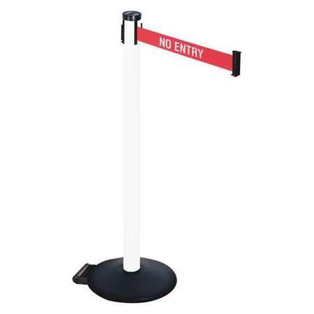 RETRACTA-BELT 305PWH-NE BARRIER POST 40IN. H 2IN BELT W NO ENTRY