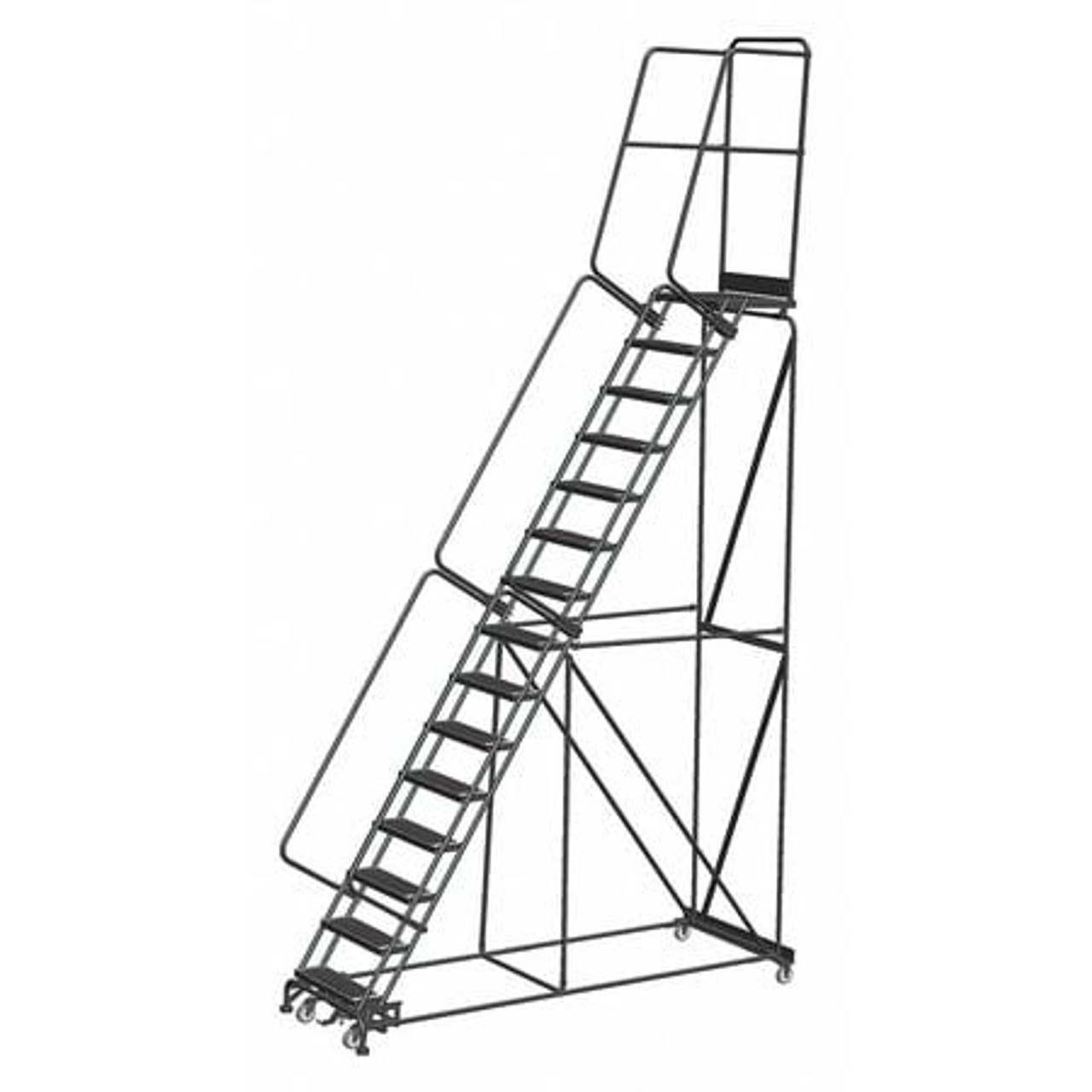 BALLYMORE WA-154021P ROLLING LADDER STEEL 150 H