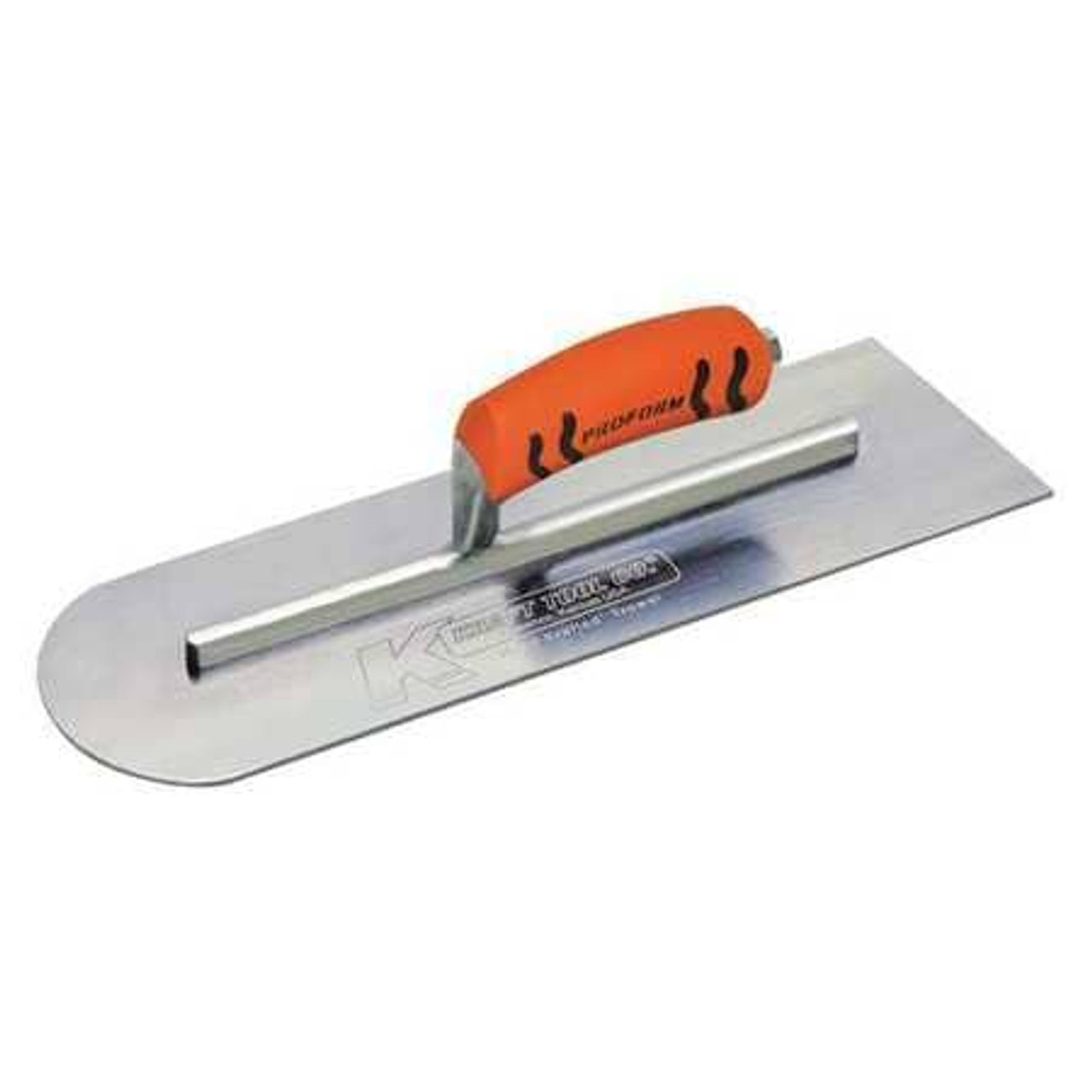 KRAFT TOOL CF286PF CEMENT FINISH TROWEL ROUND/SQUARE 18X4 