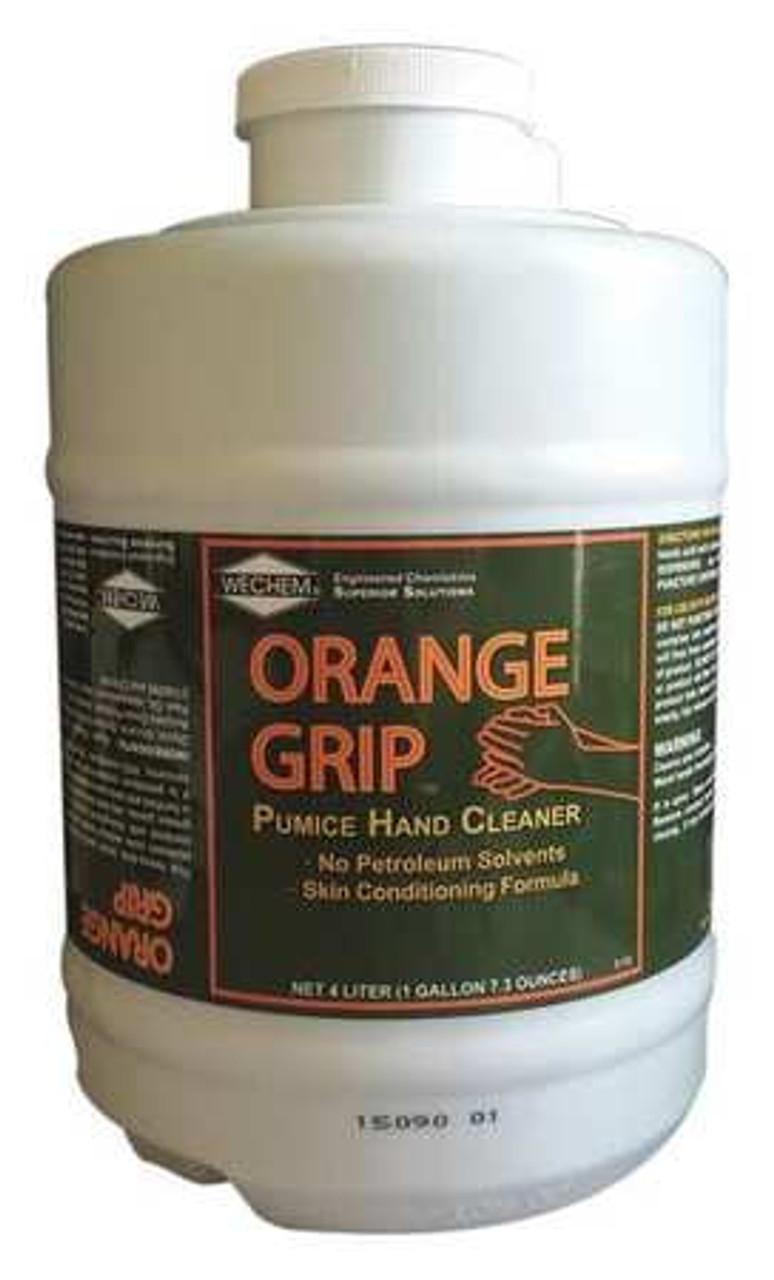 WECHEM HC404 ORANGE GRIP PUMICE HAND CLEANER PK4