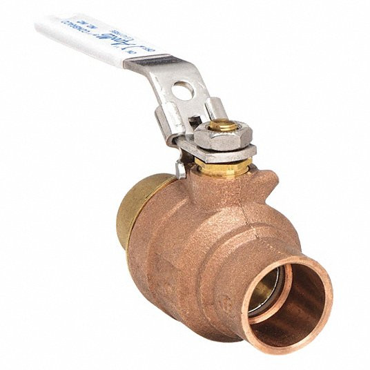 APOLLO 77CLF20327A BALL VALVE 2-WAY LEAD-FREE BRONZE 1/2IN.