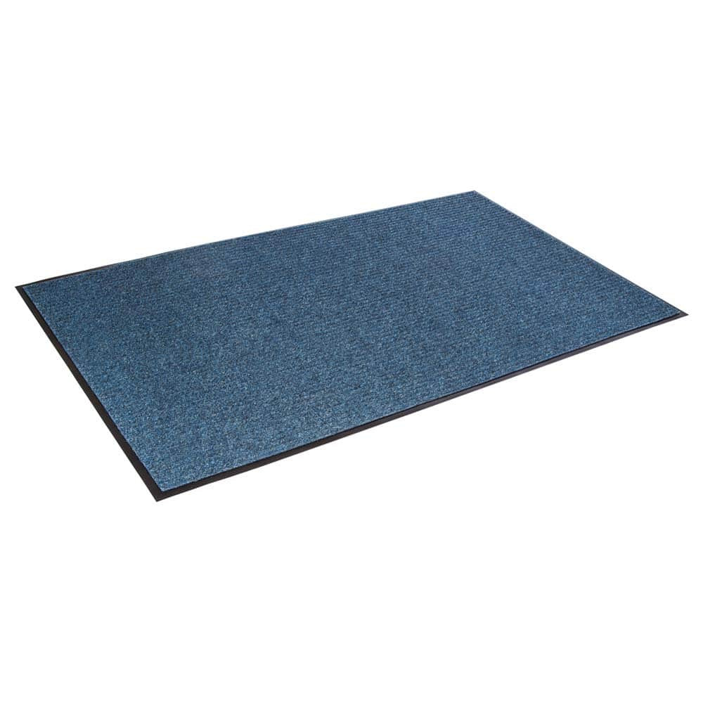 CROWN MATS NR 0034BL RIBBED CARPET MAT,3FT.X4FT.,BLUE
