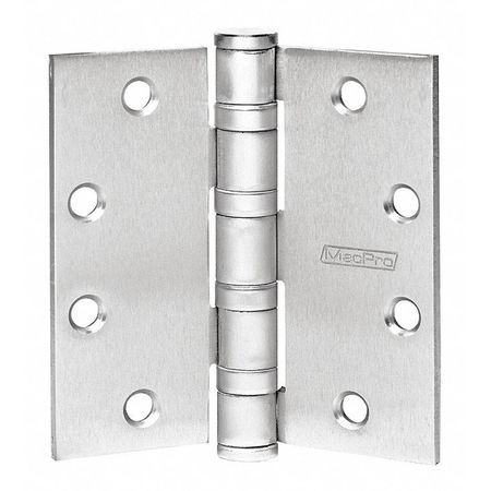 MCKINNEY 4 1/2X4 1/2 MPB68 26D NRP FULL MORTISE HINGE 304 SS SATIN 4-1/2 H
