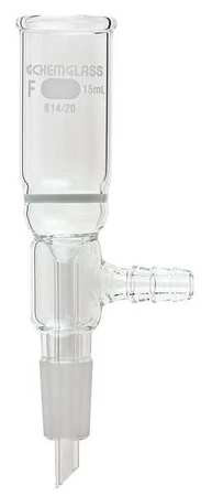CHEMGLASS CG-1406-42 BUCHNER FUNNEL 15ML COARSE FRIT