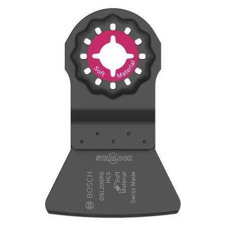 BOSCH POWER TOOLS OSL200RS STARLOCK SCRAPER BLADE, RIGID STEEL, 2-I