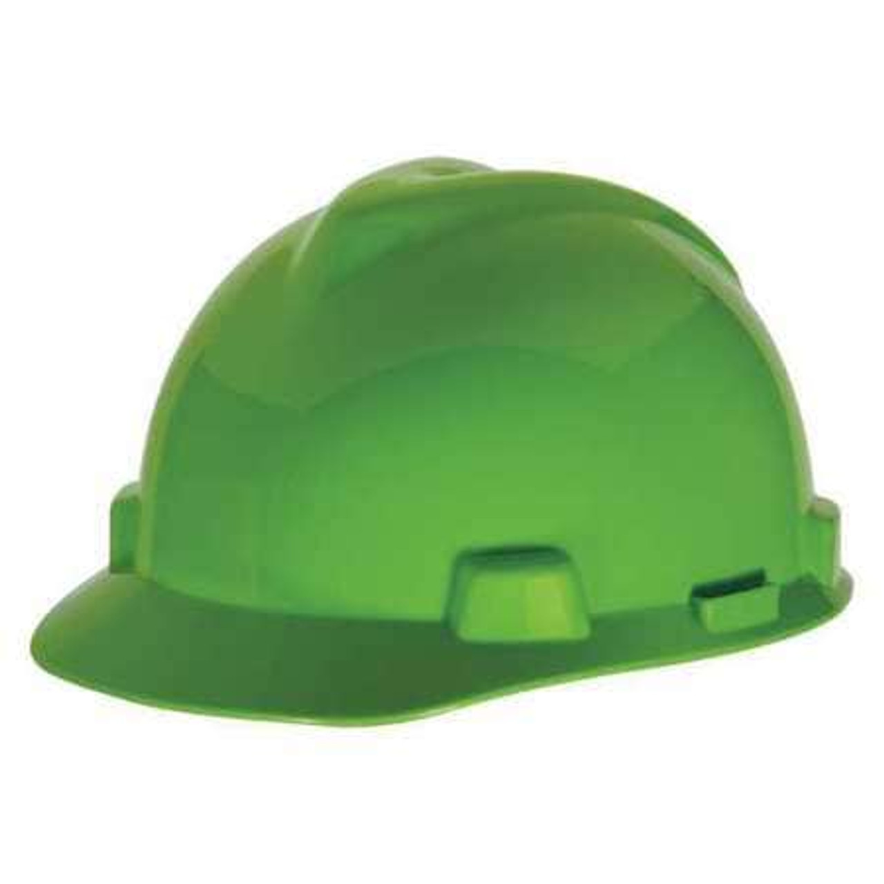 MSA SAFETY WORKS 815566 CAP V-GARD 4PT.RTCHT BRIGHT LIME GRN