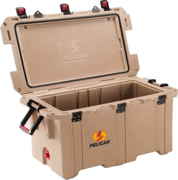 PELICAN PRODUCTS INC. 150QT-2-TAN DUAL HANDLE SYSTEM (MOLDED-IN & HINGED H