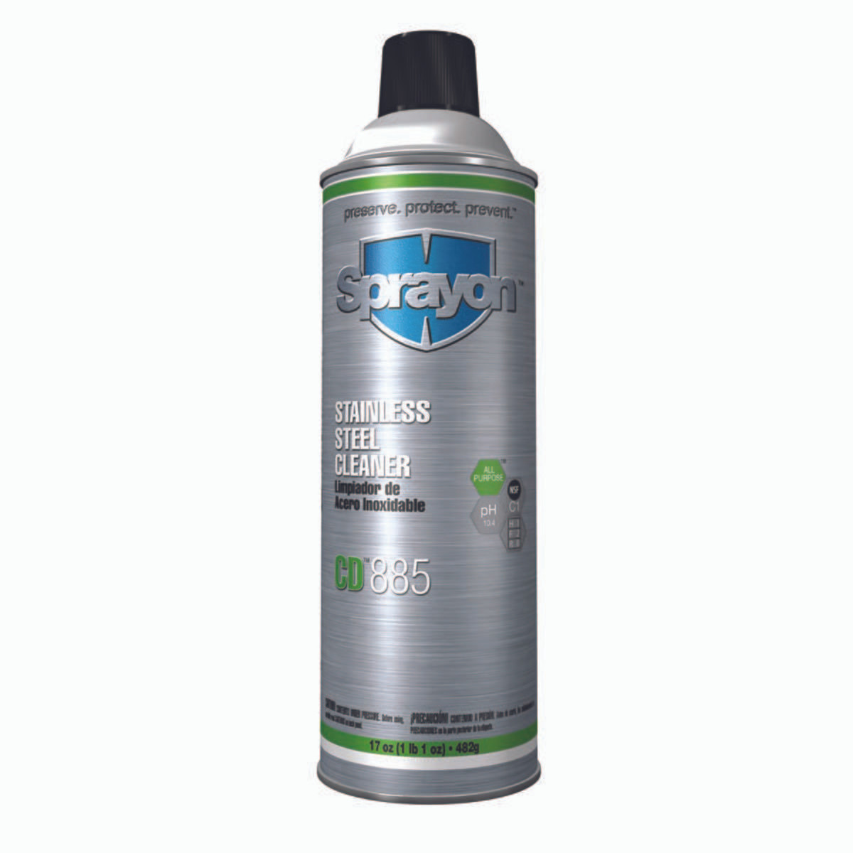 KRYLON PRODUCTS SC0885000 SPRAYON CD885 STAINLESS STEEL CLEANER, 1