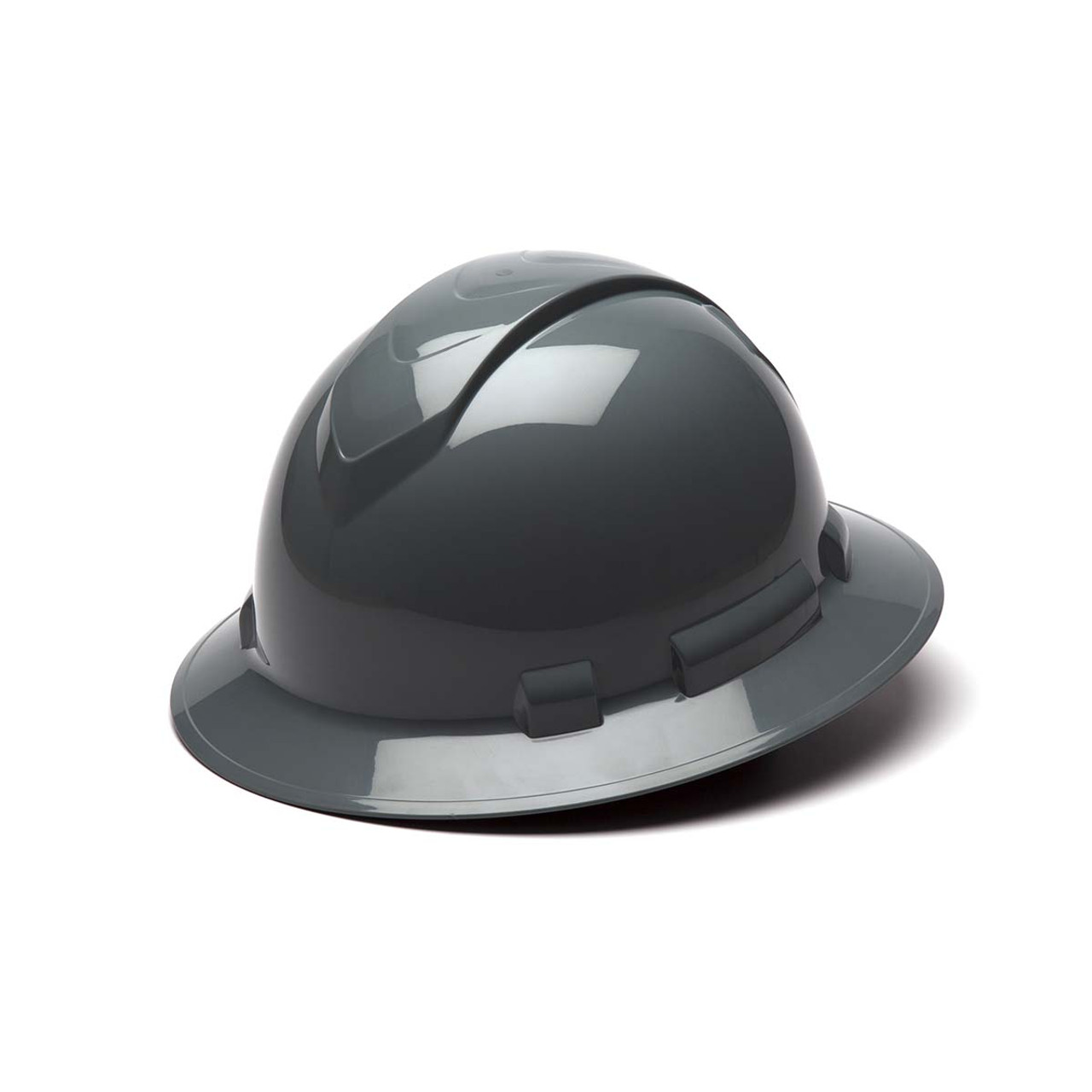 PYRAMEX HP54113 RIDGELINE FULL BRIM HARD HAT, SLATE GRAY