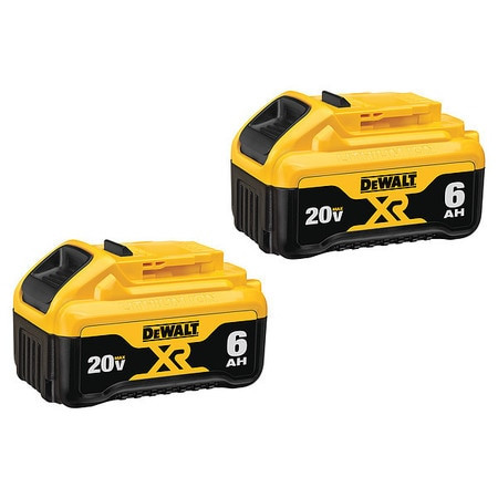 DEWALT TOOLS DCB206-2 20V MAX 6.0 AH LI-ION BATTERY 2PK