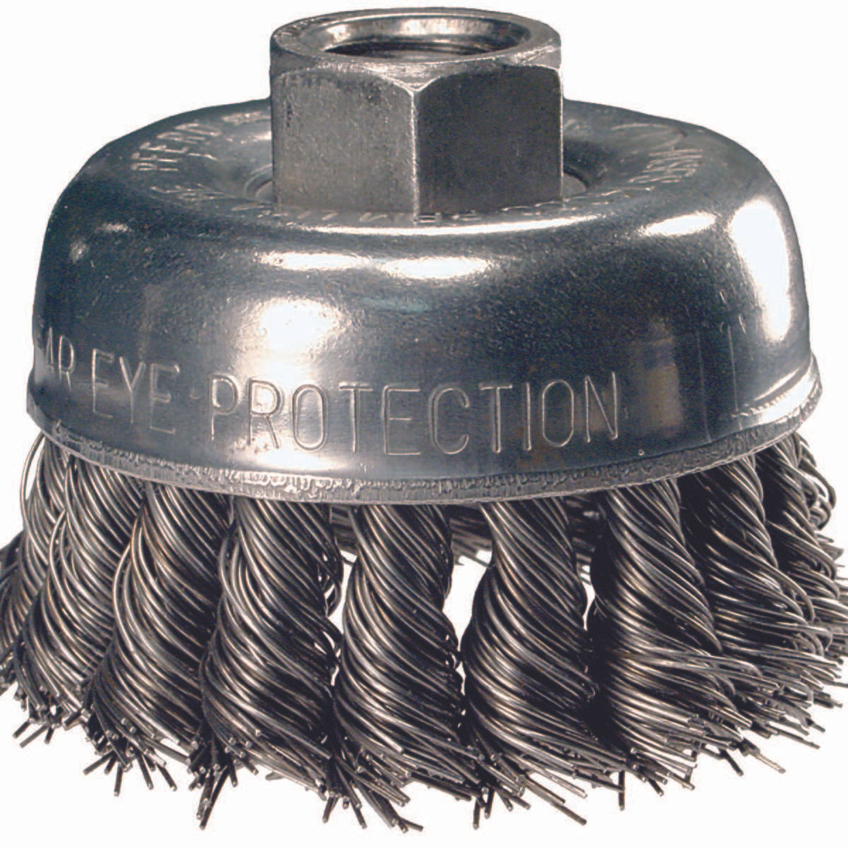 PFERD 82232 3-1/2" KNOT WIRE CUP BRUSH .020 CS WIRE