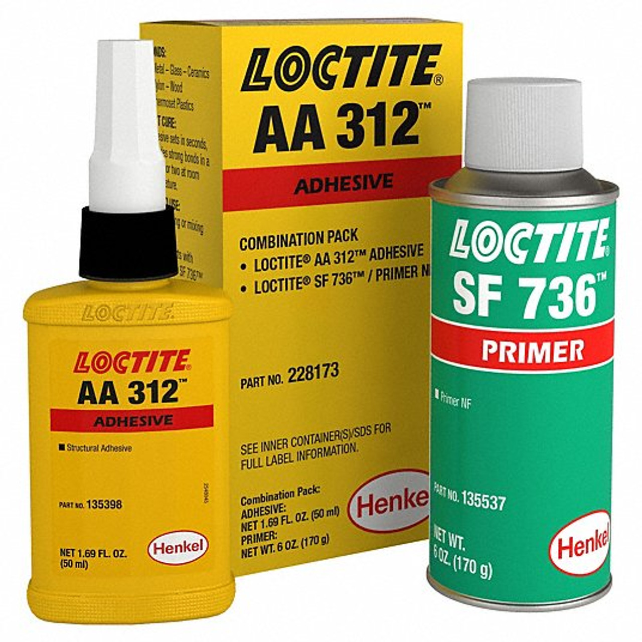 LOCTITE 228173 SPEEDBONDER 312 ACRYLICADHESIVE KIT
