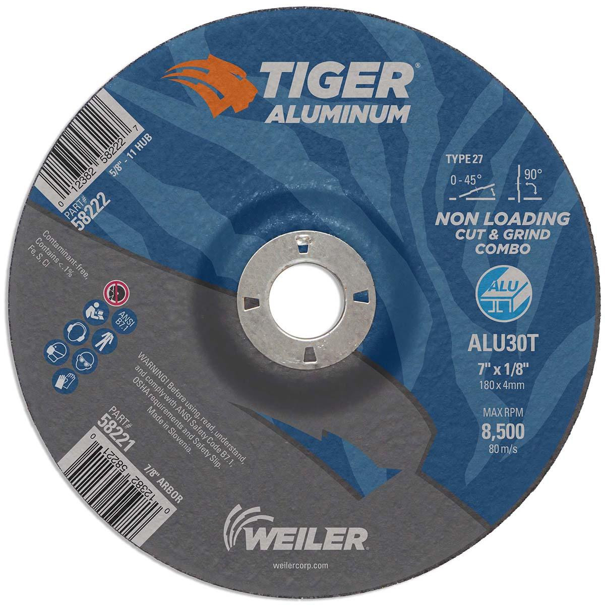 WEILER CORPORATION 58221 CMB-7 X 1/8 X 7/8 ALU30TT27