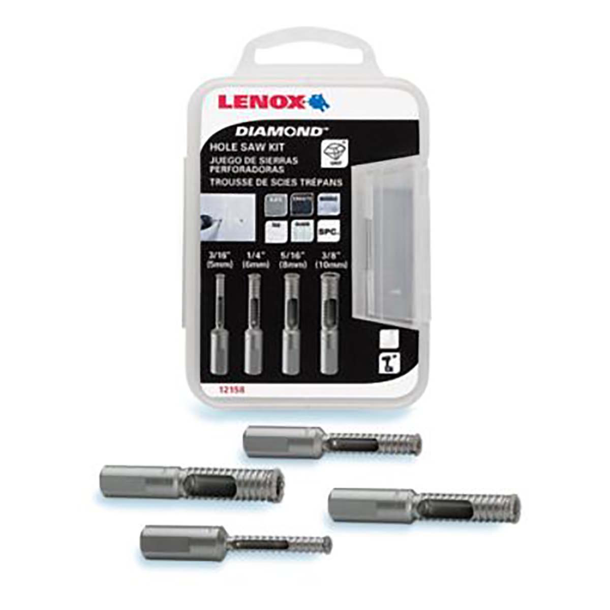 IRWIN 12158DGDS4A SAW HOLE KIT ASSORTMENT 4SIZES