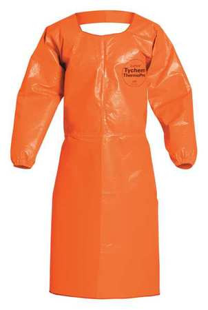 DUPONT TP275TOR4X000200 CHEMICAL RESISTANT APRON ORANGE 4XL PK2