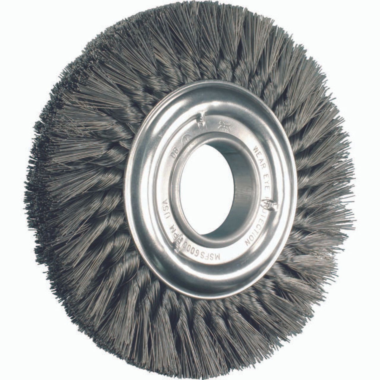 PFERD 82039 10" KNOT WHEEL BRUSH DOUBLE ROW .016 CS 
