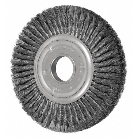 PFERD 82038 10" KNOT WHEEL BRUSH DOUBLE ROW .012 CS 