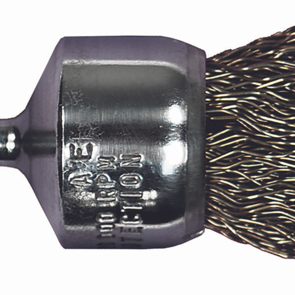 PFERD 82974 1" CRIMPED WIRE END BRUSH .010 CS WIRE 1