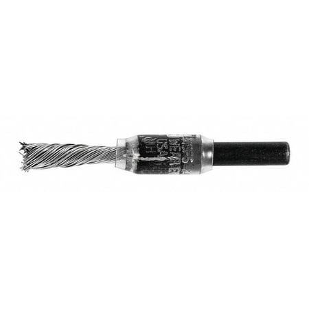 PFERD 83284 1/4" DIAM STAINLESS STEEL KNOTTED END BR