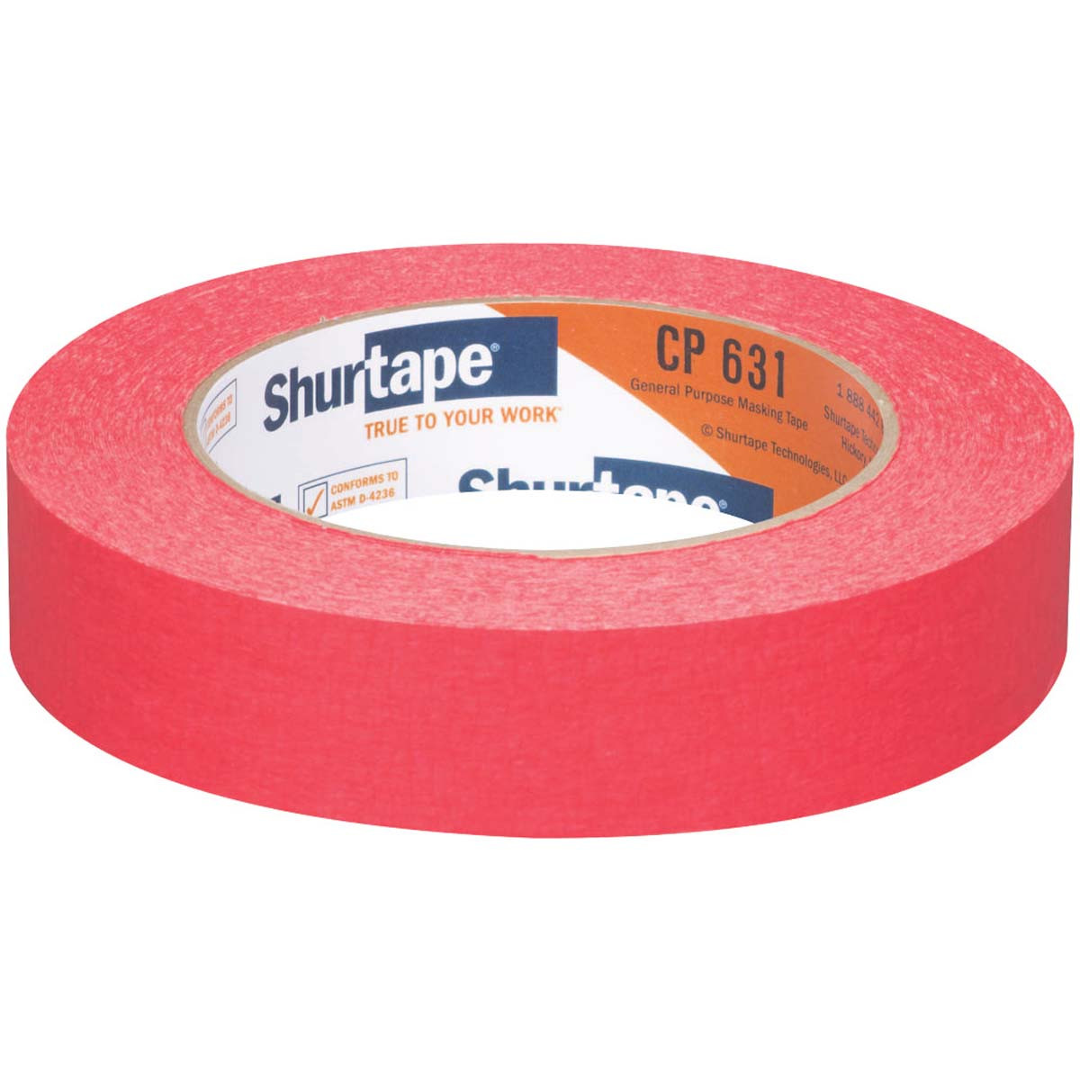 SHURTECH BRANDS 178949 CP 631 RED-18MM X 55M-H