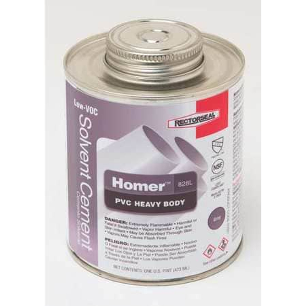 RECTORSEAL CORP 55963 PVC CEMENT 16 OZ. GRAY
