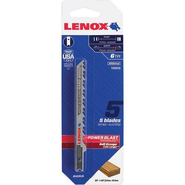 LENOX 1990846 JIGSAW BLADE U-SHANK 4IN