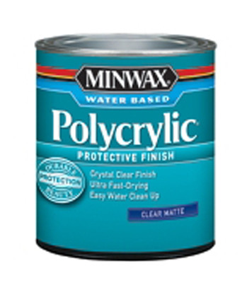 MINWAX 222224444 POLYCRYLIC PROTECT MATTE 1/2PT