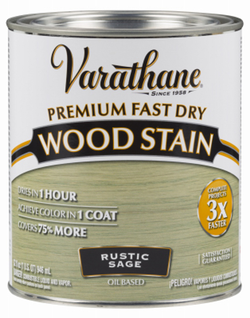 RUST-OLEUM 297426 STAIN WOOD INT RUSTIC SAGE QT