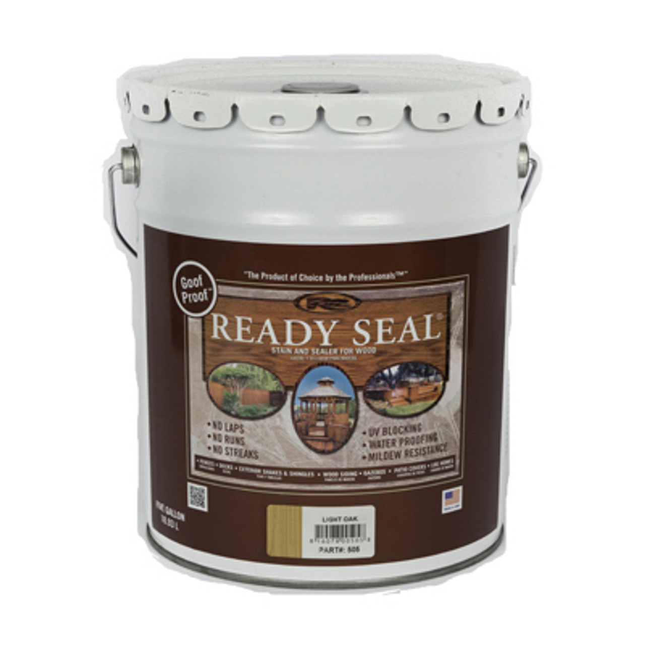 READY SEAL INC 505 STAIN/SLR EXT WD LIGHT OAK 5G