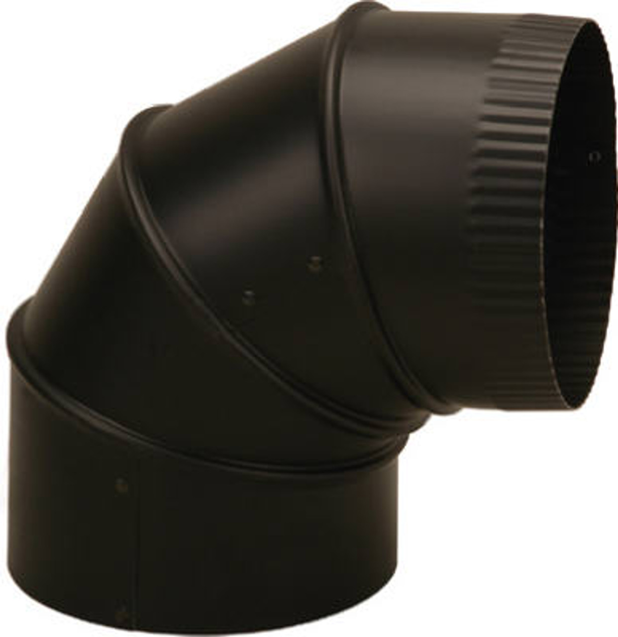 IMPERIAL MANUFACTURING BM0016 STOVE PIPE BLACK ADJUSTABLE ELBOW, 8-IN.