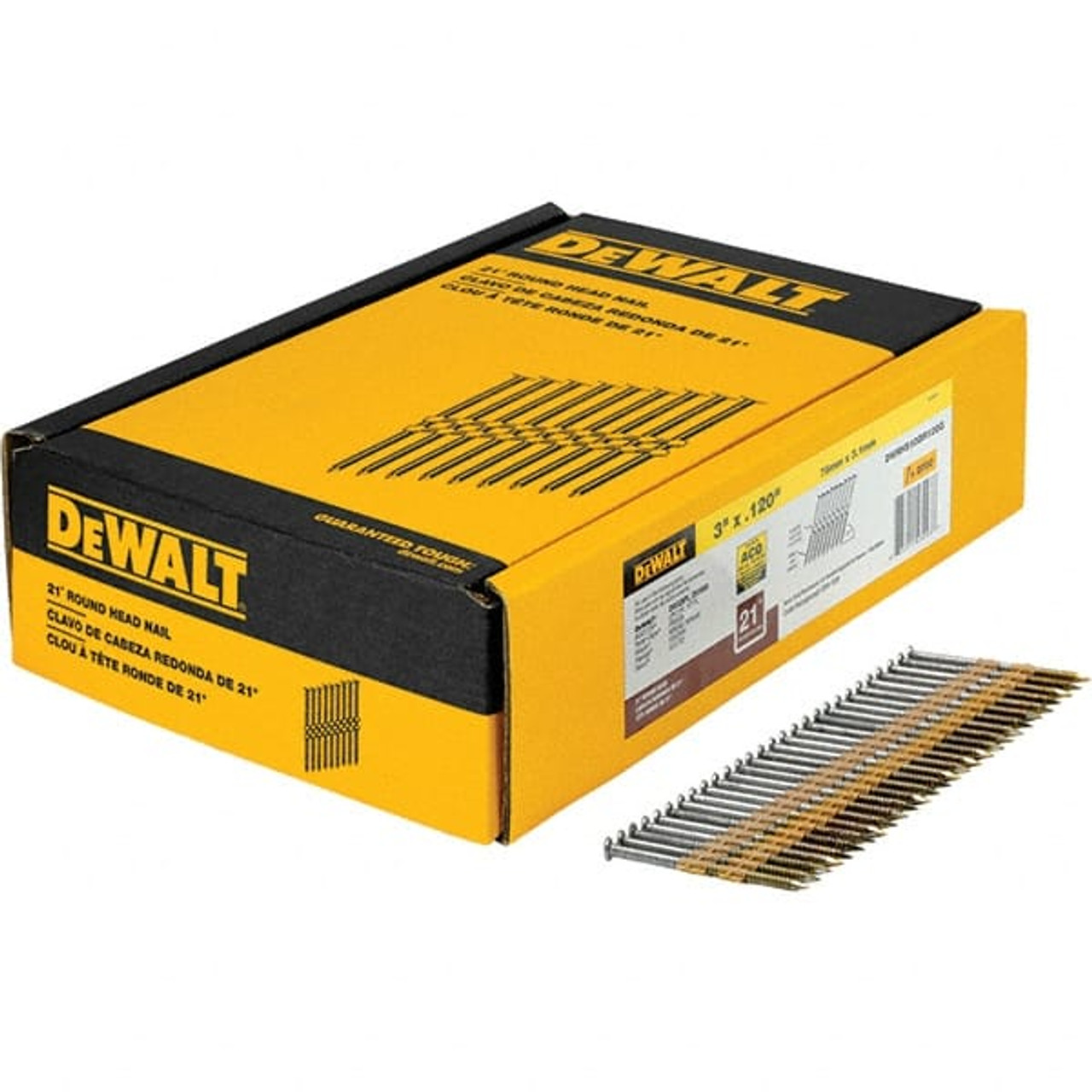 DEWALT TOOLS DWRHS10DR120G 3 X .120 IN RING SHANK GALV NAILS