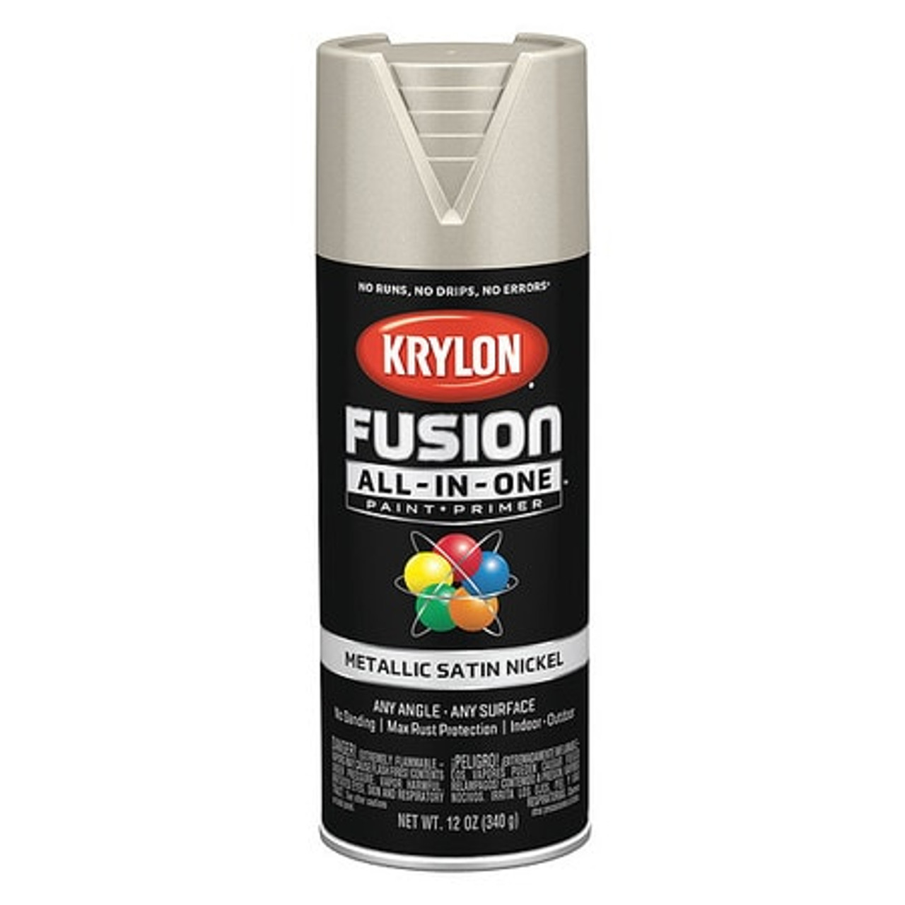 KRYLON PRODUCTS K02772007 PAINT SPRY METLLC STN NKL 12OZ