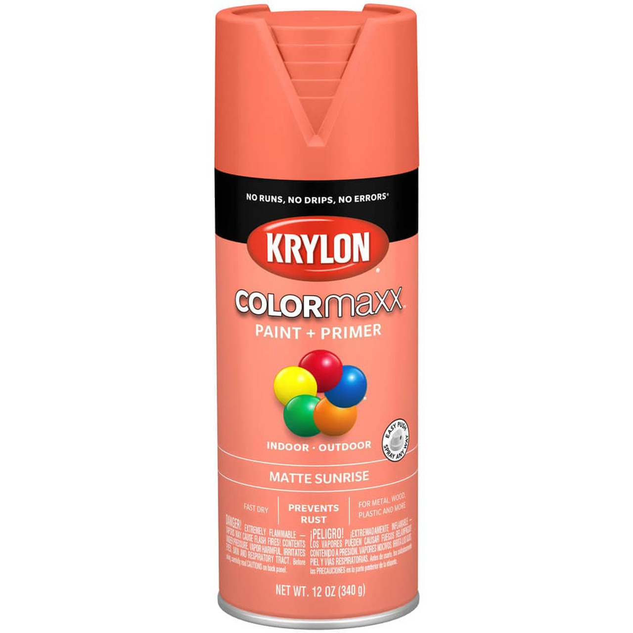 KRYLON PRODUCTS K05553007 COLORMAXX PAINT + PRIMER  MATTE  SUNRISE