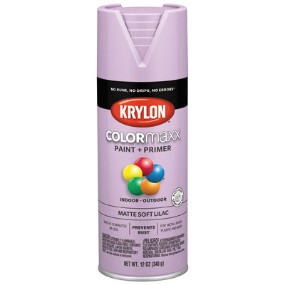 KRYLON PRODUCTS K05602007 COLORMAXX PAINT + PRIMER  MATTE SOFT LIL