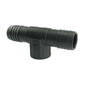 BOSHART INDUSTRIES UPVCFRT-101005 TEE PP 1X1X1/2IN POLY BLK