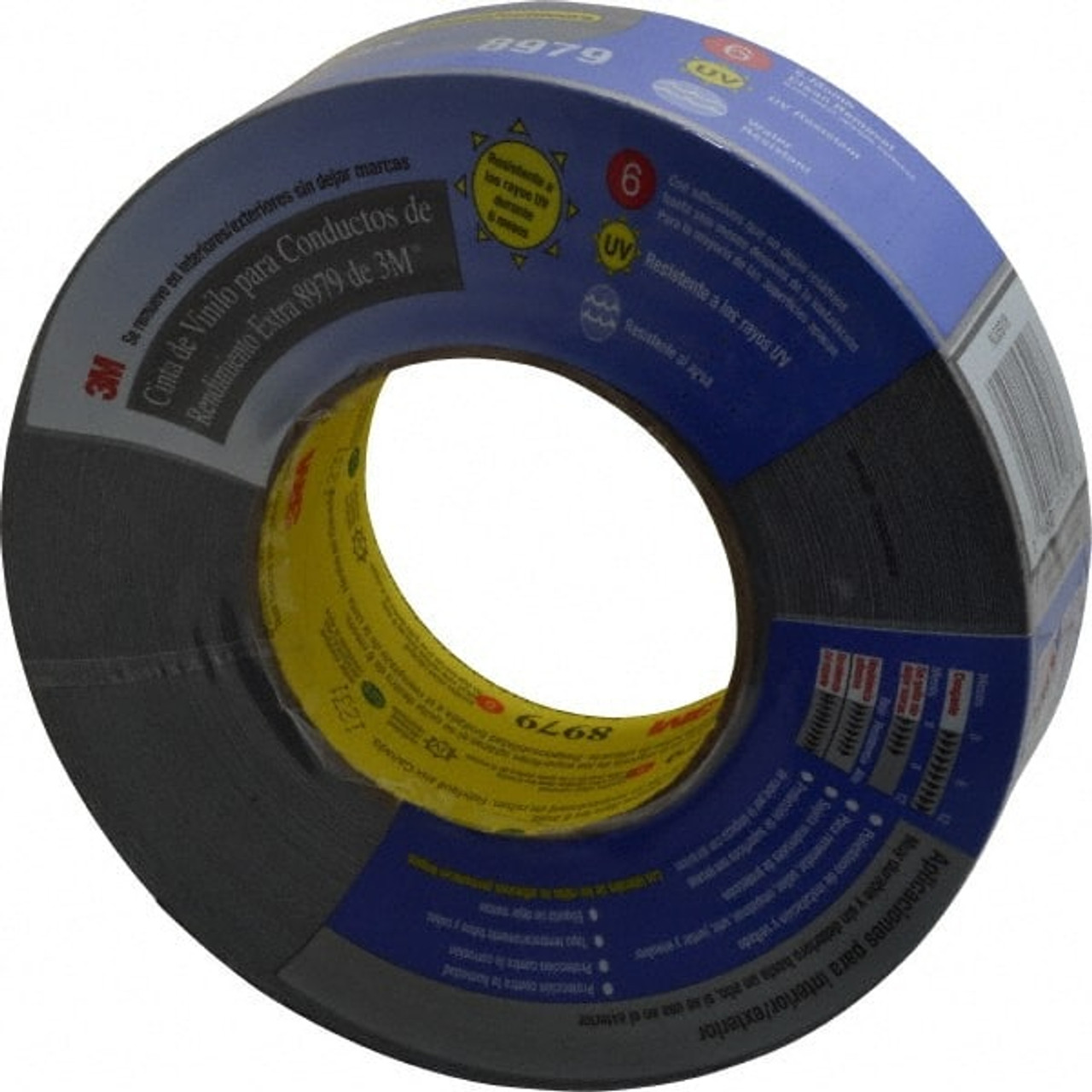 3M 00048011539188 55M X 2" X 12.1 MIL BLACK POLYETHYLENE F