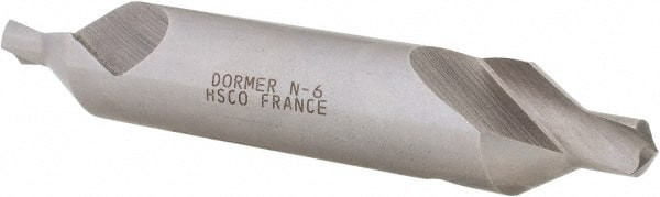 DORMER 0241912 #6 60° INCL ANGLE COBALT COMBO DRILL & C