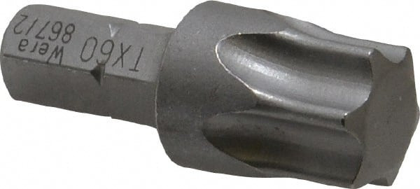 WERA 05136220001 5/16" DRIVE T60 TORX SCREWDRIVER BIT