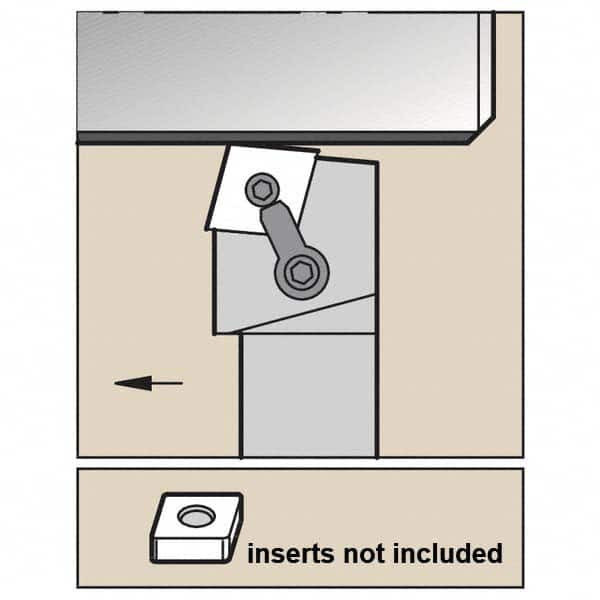 KENNAMETAL 1101638 RIGHT HAND NEGATIVE RAKE INDEXABLE TURNI