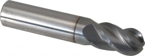 ACCUPRO 12179264 3/8" DIAM, 5/8" LOC, 4 FLUTE SOLID CARBI